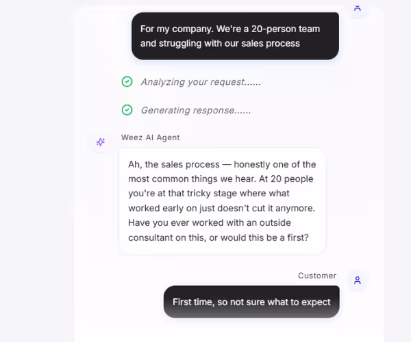 AI that talks like a human, works like a machine