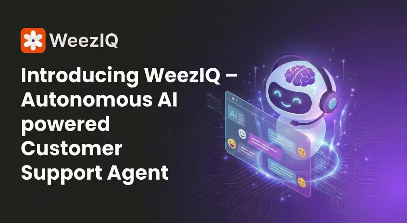 Introducing WeezIQ – An Autonomous AI Customer Support Agent